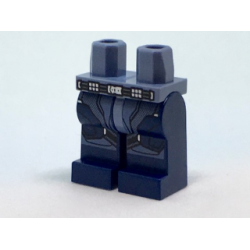 Hips and Dark Blue Legs with Belt with Silver Trim and Sand Blue Armor Pattern Hips and Dark Blue Legs with Belt with Silver Trim and Sand Blue Armor Pattern