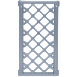 Pane for Window 1 x 4 x 6 Lattice Diamond - Black Pane for Window 1 x 4 x 6 Lattice Diamond - Black