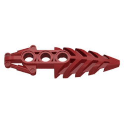 Bionicle Foot Visorak with 3 Pin Holes