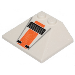 Slope 45 3 x 4 Double / 33 with SW Snowspeeder Front with Vent Pattern