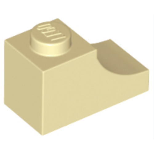 Деталь LEGO 78666 Arch 1 x 2 Inverted - Tan