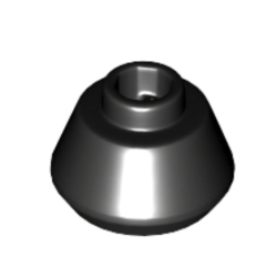 Cone 1 1/2 x 1 1/2 x 2/3 Truncated - Dark Bluish Gray