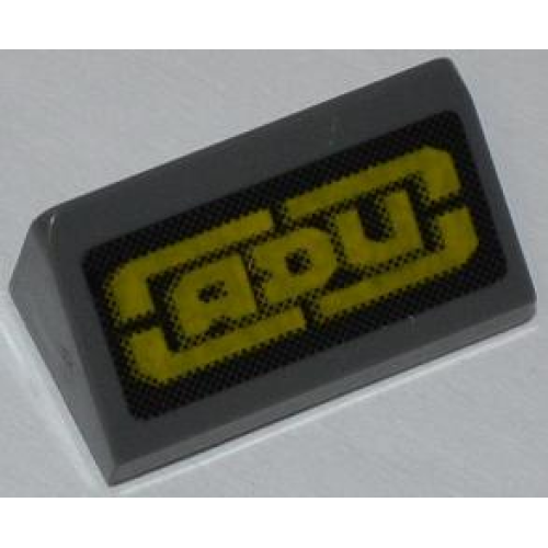 Деталь LEGO 85984pb008 Slope 30 1 x 2 x 2/3 with 'ADU' Pattern (Sticker) - Set 7050