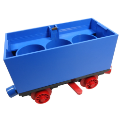 Train Battery Box Car with Switch and Red Wheels (Undetermined Type) - Blue