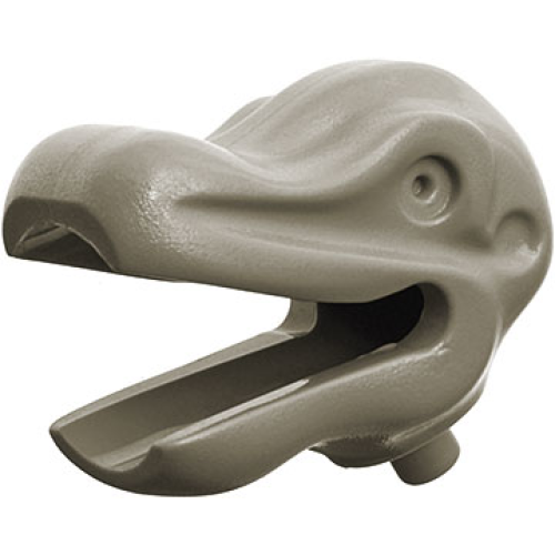 Деталь LEGO x158 Dinosaur Head Small - Dark Gray