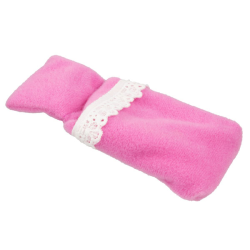 Belville Cloth Pouch, Child with White Lace Trim Belville Cloth Pouch, Child with White Lace Trim