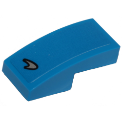 Slope, Curved 2 x 1 x 2/3 with McLaren Logo Pattern (Sticker) - Set 30343 Slope, Curved 2 x 1 x 2/3 with McLaren Logo Pattern (Sticker) - Set 30343