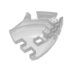 Boat, Hull Small Bow 12 x 12 x 5 1/3, Base Boat, Hull Small Bow 12 x 12 x 5 1/3, Base