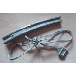 Train, Track 12V Conducting Rail Curved with Connection Wire and Long Connector