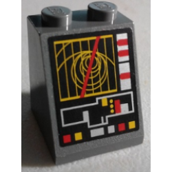 Slope 65 2 x 2 x 2 with Bottom Tube with SW Cannon Operating Monitor and Control Panel Pattern (Sticker) - Set 7879 Slope 65 2 x 2 x 2 with Bottom Tube with SW Cannon Operating Monitor and Control Panel Pattern (Sticker) - Set 7879