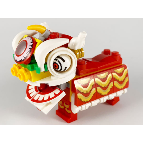 Деталь LEGO spa0041 Lion Dance Costume Red - Brick Built