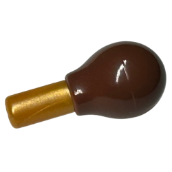 Minifigure, Utensil Musical Instrument, Maraca with Reddish Brown Bulb Pattern (HP Potion Flask)