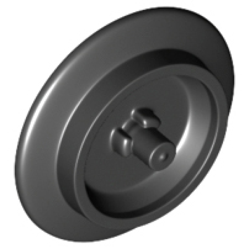 Деталь LEGO 38340 Train Wheel RC with Pins - Black