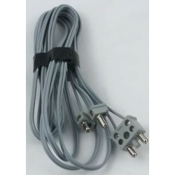 Electric, Wire 12V / 4.5V, 96 Studs Long with two 1-prong connectors and one 2-Way Male Squared Narrow Long with Center Pin
