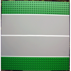 Baseplate, Road 32 x 32 6-Stud Straight with Plain Runway Pattern Baseplate, Road 32 x 32 6-Stud Straight with Plain Runway Pattern