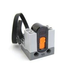 Electric Power Functions Receiver Unit with Dark Bluish Gray Bottom and Black V2 Print (Version 2) Electric Power Functions Receiver Unit with Dark Bluish Gray Bottom and Black V2 Print (Version 2)