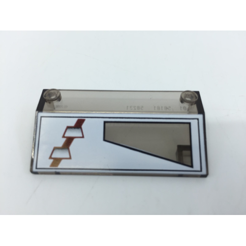 Деталь LEGO 58181pb12R Slope 33 3 x 6 without Inner Walls with ARC-170 Starfighter Pattern Model Right Side