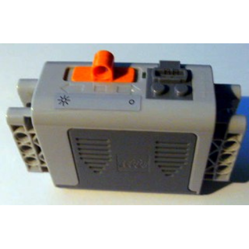 Деталь LEGO 59510c01pb01 Electric 9V Battery Box 4 x 11 x 7 PF with '*' and 'o' Pattern (Sticker) - Set 8297