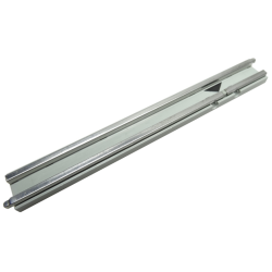 Train, Track 12V Conducting Rail Straight for 12v Signal with Rail Interruption at End, Black Arrow Pattern