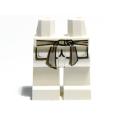 Hips and Legs with Robe Ends and Light Bluish Gray Sash Belt Pattern Hips and Legs with Robe Ends and Light Bluish Gray Sash Belt Pattern