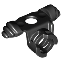 Minifigure Armor Shoulder Pads Stepped with Scabbard for 2 Katanas