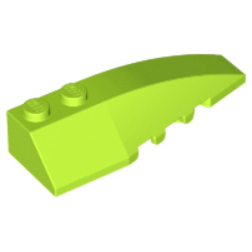 Деталь LEGO 41747 Wedge 6 x 2 Right - Lime