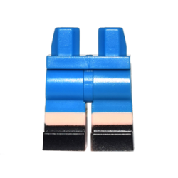 Hips and Legs with Shorts, Light Nougat Knees and Black Shoes Pattern Hips and Legs with Shorts, Light Nougat Knees and Black Shoes Pattern