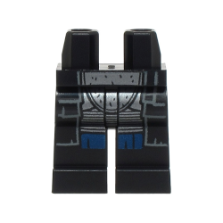 Hips and Legs with Robe Ends, Dark Silver Armor and Dark Blue Shirttails Pattern Hips and Legs with Robe Ends, Dark Silver Armor and Dark Blue Shirttails Pattern