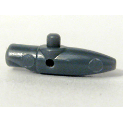 Minifigure, Helmet Floodlight for Helmet SW Clone Trooper with Holes - Dark Bluish Gray