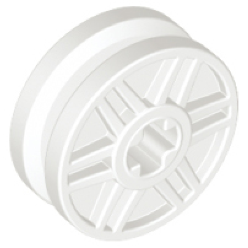 Деталь LEGO 56903 Wheel 18mm D. x 8mm with Fake Bolts and Shallow Spokes and Axle Hole