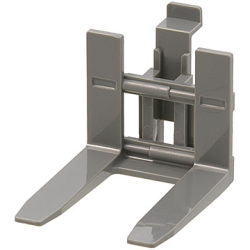 Vehicle, Forklift Wide Forks Reinforced - Dark Bluish Gray Vehicle, Forklift Wide Forks Reinforced - Dark Bluish Gray