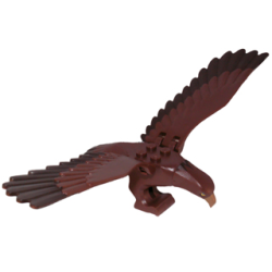 Eagle, Movable Wings, Dark Brown Head and Tail Feathers Eagle, Movable Wings, Dark Brown Head and Tail Feathers