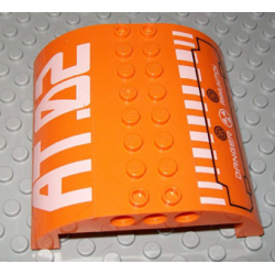 Slope, Curved 8 x 8 x 2 Double with 'AT.02' and 'DANGER AMMUNITION' Pattern (Stickers) - Set 7706 Slope, Curved 8 x 8 x 2 Double with 'AT.02' and 'DANGER AMMUNITION' Pattern (Stickers) - Set 7706