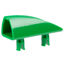 Vehicle, Fairing 1 x 4 Side Flaring Intake with 2 Pins - Green Vehicle, Fairing 1 x 4 Side Flaring Intake with 2 Pins - Green