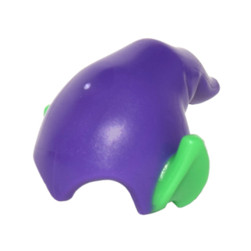 Деталь LEGO 18984pb04 Minifigure, Headgear Hat, Elf Drooping with Molded Bright Green Pointed Ears Pattern