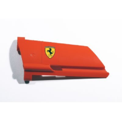 Technic, Panel Fairing #21 Large Long, Small Hole, Side B with Ferrari Logo Pattern (Sticker) - Set 8674 Technic, Panel Fairing #21 Large Long, Small Hole, Side B with Ferrari Logo Pattern (Sticker) - Set 8674