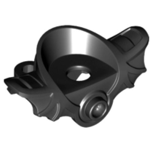 Деталь LEGO 34730 Minifigure Armor Breastplate with Batwing Shaped Shoulder Pads, Front Stud and Connection Holes on Back