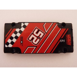 Technic, Panel Plate 5 x 11 x 1 with '52', 'HEAVY CARGO' and 'SMOOTH OIL' Pattern Model Right Side (Sticker) - Sets 8041 / 42041 Technic, Panel Plate 5 x 11 x 1 with '52', 'HEAVY CARGO' and 'SMOOTH OIL' Pattern Model Right Side (Sticker) - Sets 8041 / 42041