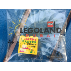 Brick 2 x 4 x 3 with LEGOLAND Dubai 2017 Happy Easter Pattern Brick 2 x 4 x 3 with LEGOLAND Dubai 2017 Happy Easter Pattern