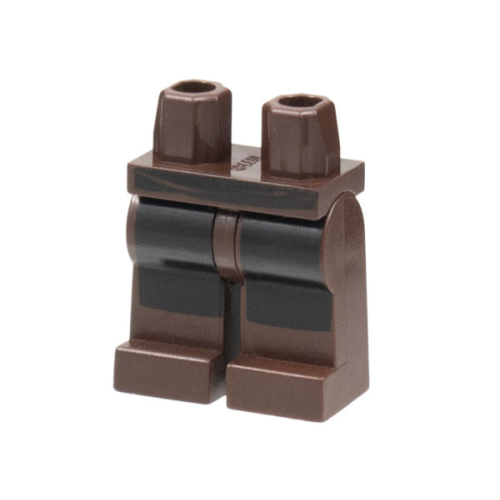Деталь LEGO 970c00pb0144 Hips and Legs with SW Jedi Robe with Black Coattails Pattern