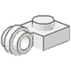 Plate, Modified 1 x 1 with Light Attachment - Thin Ring