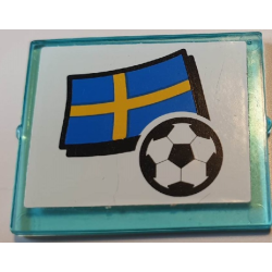 Glass for Window 1 x 4 x 3 with Flag of Sweden and Soccer Ball on White Background Pattern (Sticker) - Set 3405 Glass for Window 1 x 4 x 3 with Flag of Sweden and Soccer Ball on White Background Pattern (Sticker) - Set 3405