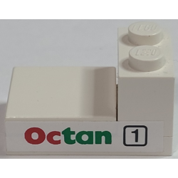 Stickered Assembly 3 x 2 x 1 1/3 with Octan and '1' in Black Square Pattern (Sticker) - Set 6562 - 1 Brick 1 x 2, 1 Tile 2 x 2, 1 Plate 2 x 3 Stickered Assembly 3 x 2 x 1 1/3 with Octan and '1' in Black Square Pattern (Sticker) - Set 6562 - 1 Brick 1 x 2, 1 Tile 2 x 2, 1 Plate 2 x 3