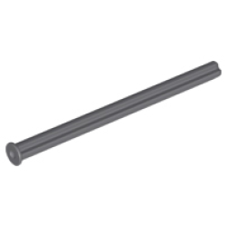 Technic, Axle 8L with Stop - Dark Bluish Gray