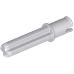 Technic, Axle 2L with Pin without Friction Ridges - Light Bluish Gray Technic, Axle 2L with Pin without Friction Ridges - Light Bluish Gray