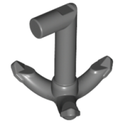 Hook Grappling with Side Bar - Dark Bluish Gray