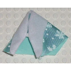 Belville, Clothes Shawl Fur Trimmed with Snowflake Pattern