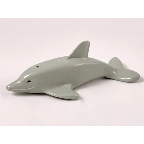Деталь LEGO 6228a Dolphin with Normal Connection - Light Gray