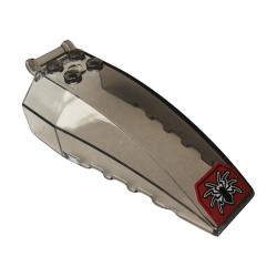 Windscreen 8 x 4 x 2 with 4 Studs and Bar Handle with Black Spider on Red Background Pattern (Sticker) - Set 76150 Windscreen 8 x 4 x 2 with 4 Studs and Bar Handle with Black Spider on Red Background Pattern (Sticker) - Set 76150