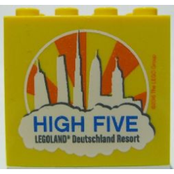 Brick 2 x 4 x 3 with Legoland Deutschland Resort High Five Pattern Brick 2 x 4 x 3 with Legoland Deutschland Resort High Five Pattern